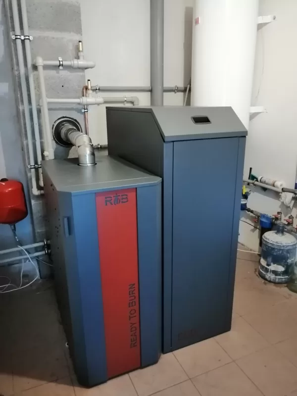 RTB 16 kw ar automātisko siltummaiņa un katla tīrīšanu